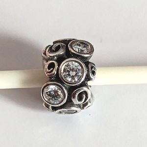 Pandora Primrose Path Sterling Silver & Crystals Charm